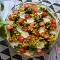 TARTA Z CIASTA FRANCUSKIEGO Z WARZYWAMI I MOZZARELLĄ