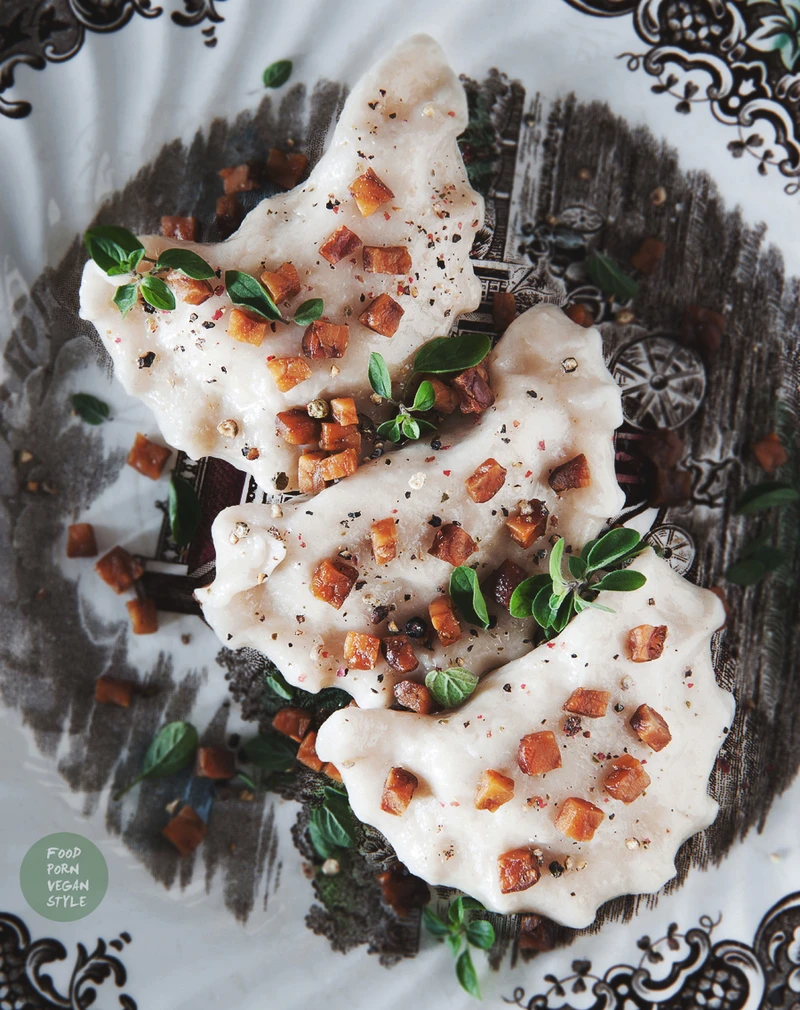Wegańskie pierogi ruskie