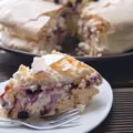 Beza jagodowa z mascarpone