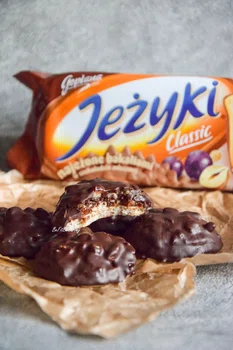 Zdrowe domowe ciasteczka "Jeżyki"