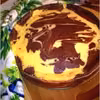 Łaciasty sernik na ciasteczkowym spodzie