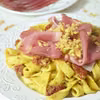 Tagliatelle z pesto bazyliowym oraz szynką szwarcwaldzką!