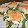 Mini sandwicze śródziemnomorskie