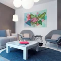 FLAMIN-GO! - NOWOCZESNY OBRAZ NA PŁÓTNIE - 120X80 CM