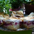 Szybkie ciasto owocowe z puszystym białkiem
