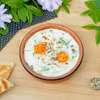 Pieczona ricotta z jajkiem przepiórczym