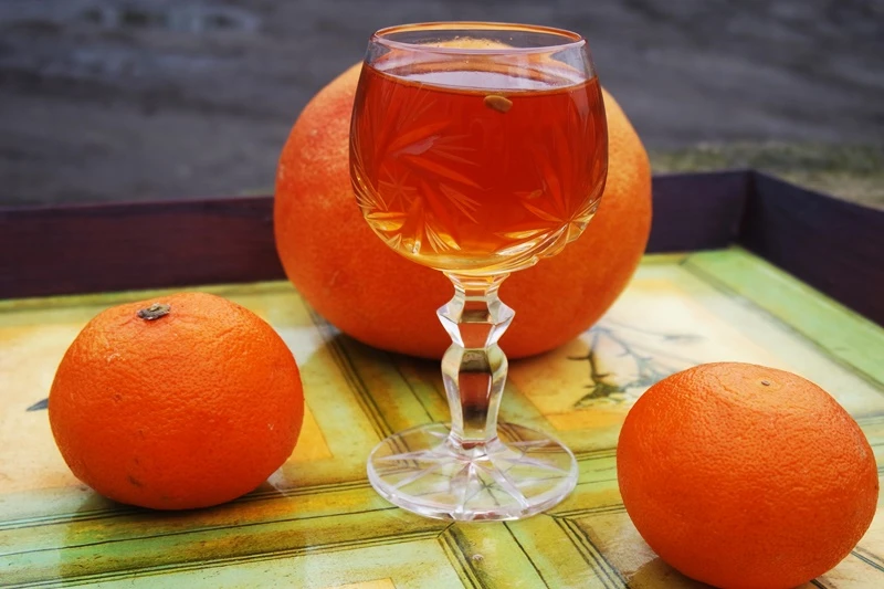 Pomarańczowa, domowa nalewka na święta