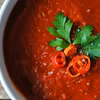 Domowy, lekko pikantny ajvar