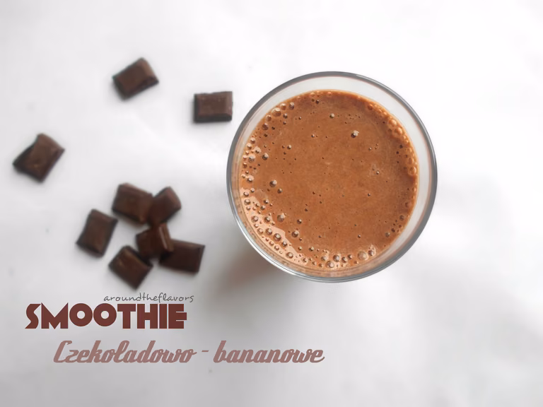 Smoothie czekoladowo bananowe