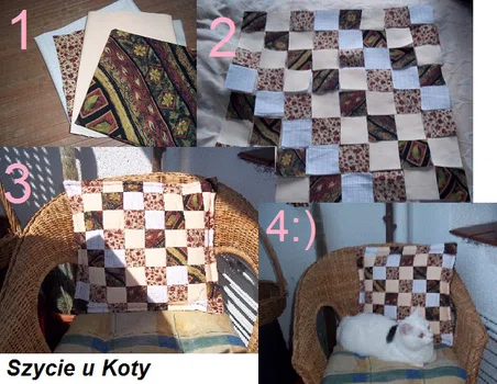 Poduszka dla kota i nie tylko ;) http://szyciekoty.blogspot.com/