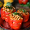 Spaghetti w kubaczkach.