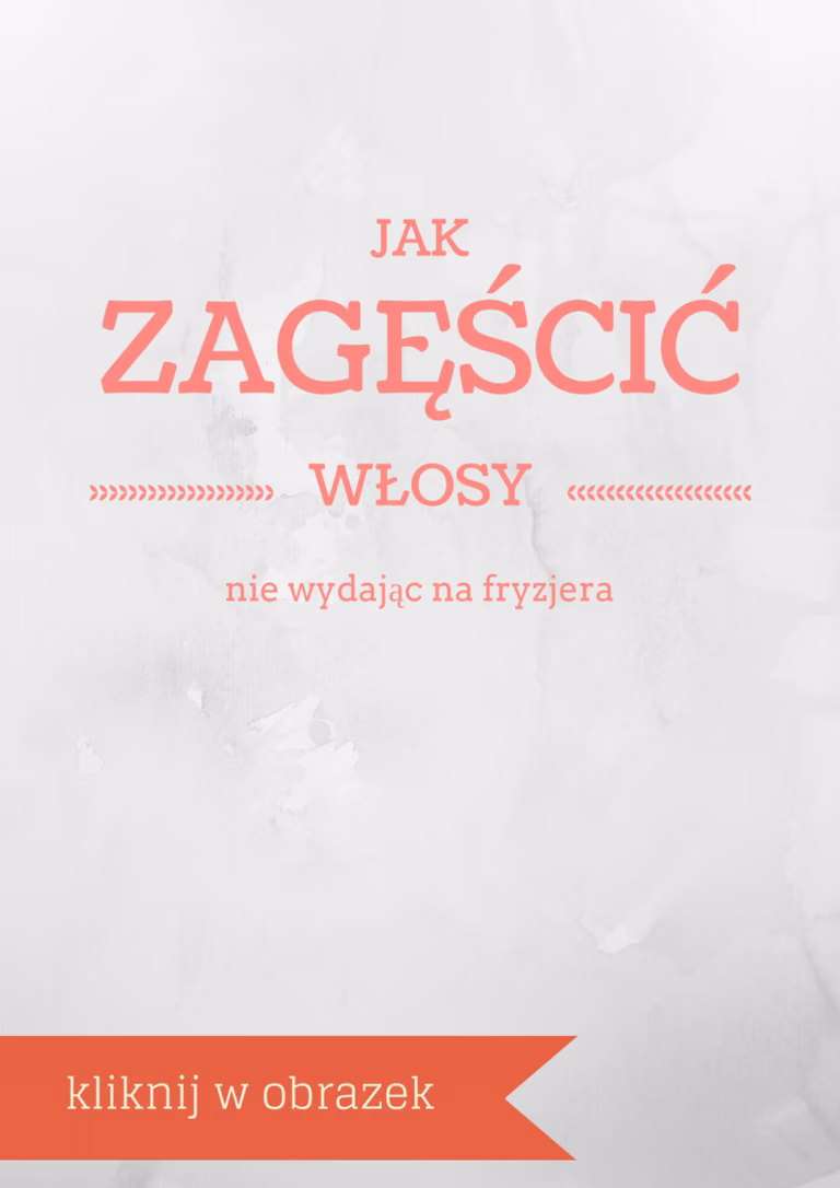 Jak zagęścić włosy nie wydając fortuny na fryzjera?