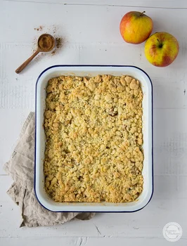 Crumble z jabłkami