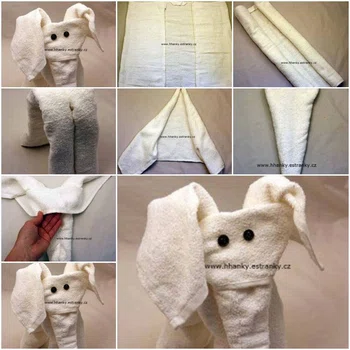 Jak zrobić słonia z ręczników?