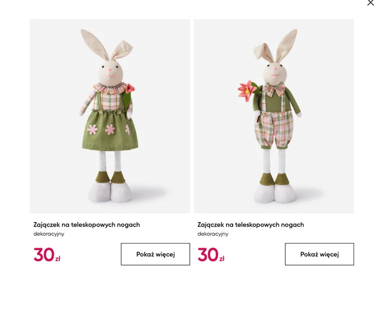 Zdjęcie Zapomnij o krasnalach! Pepco wprowadza nową modę – kolorowe zajączki na regulowanych nóżkach to hit za 30 zł! #1