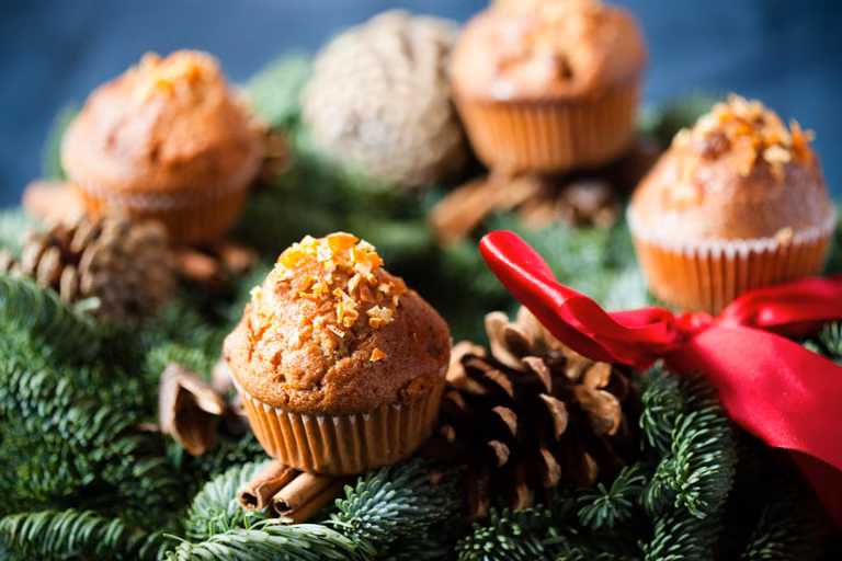 MUFFINKI Z ŻURAWINĄ, POMARAŃCZĄ I CYNAMONEM