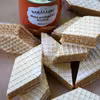 Domowe wafle o smaku toffi