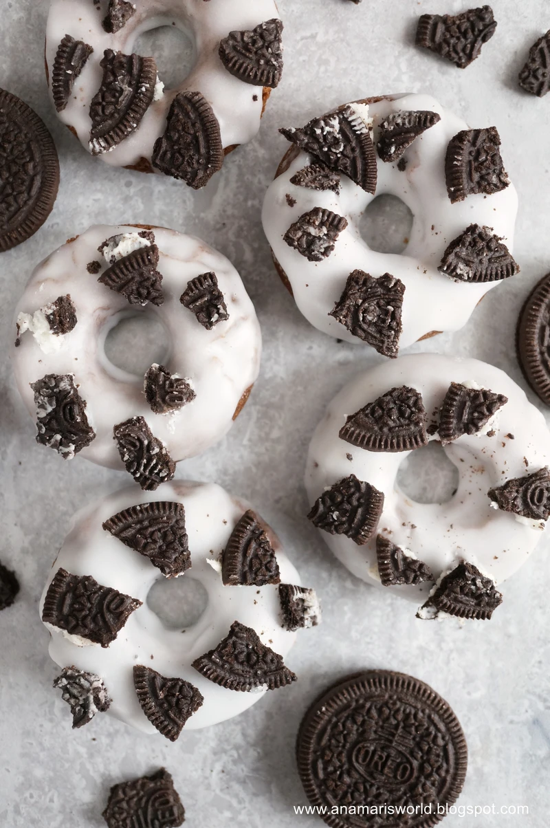 Piernikowe oreo donuts