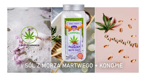 Sól z Morza Martwego z olejem konopnym - wszechstronny kosmetyk dla każdego!