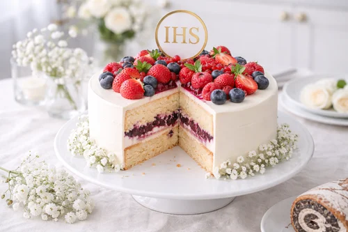 Tort na komunię – ten zestaw smaków jest idealny: nie za słodki i nie za kwaśny!