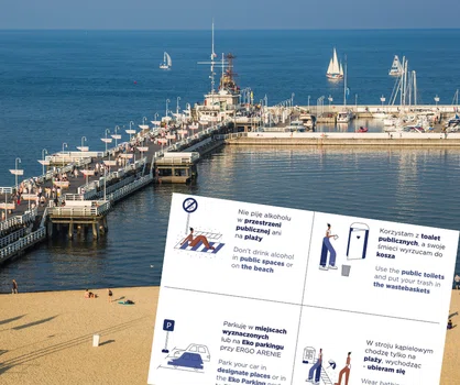 Prezydent Sopotu publikuje zasady zachowania nad morzem! Apel do turystów.