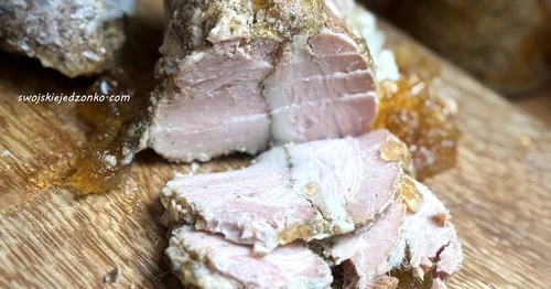 Boczek wojskowy na kanapki gotowany w słoikach