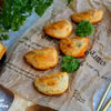 Pieczone pierogi z kurczakiem i brokułami
