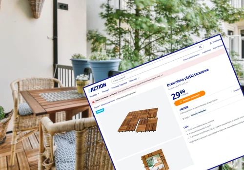 Te drewniane płytki z Action za 29 zł bosko odmienią balkon lub taras! Bez bałaganu, kleju i fachowców, a efekt zachwyca