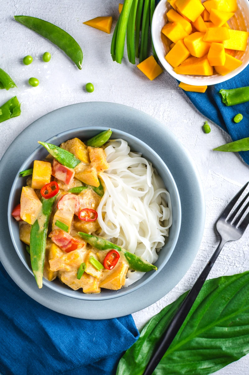 Tajskie czerwone curry z dynią