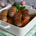 Biała kiełbasa z warzywami