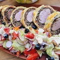 Polędwiczki z pieczarkami w ciescie francuskim
