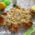 Drożdżowy baranek wielkanocny