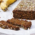 Orkiszowy  chlebek bananowy