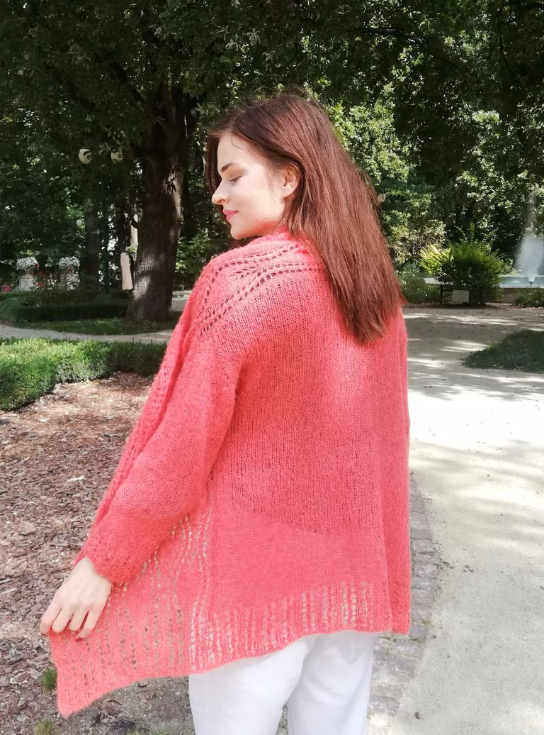Szalowy sweter