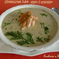 Zupa krem z łososia