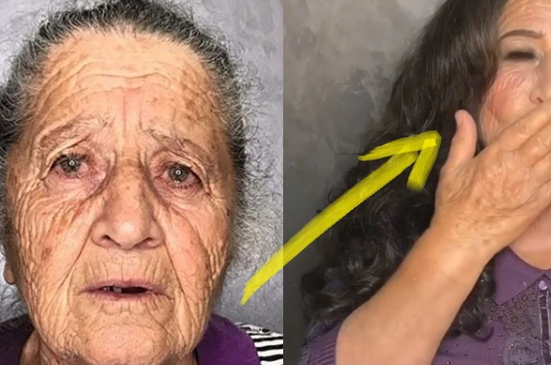 Takiej metamorfozy jeszcze nie widzieliście! Wnuczka umalowała swoją 80 letnią babcię