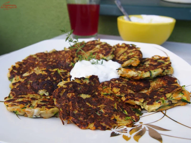 Fit placki cukini i marchewki