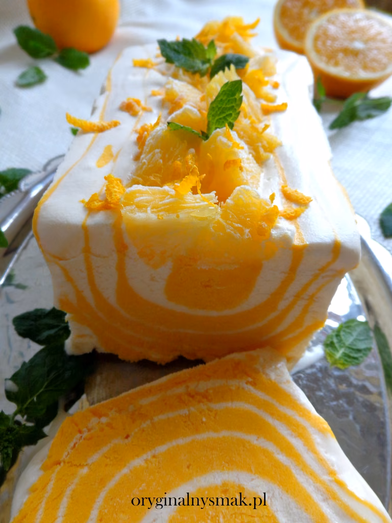 Semifreddo dyniowo – pomarańczowe
