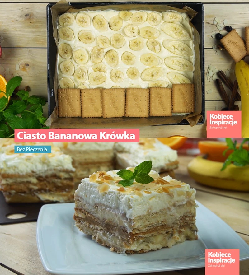 Bananowa Krówka - Bez Pieczenia!