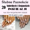 20 Subtelnych i Eleganckich Inspiracji na Ślubne Paznokcie