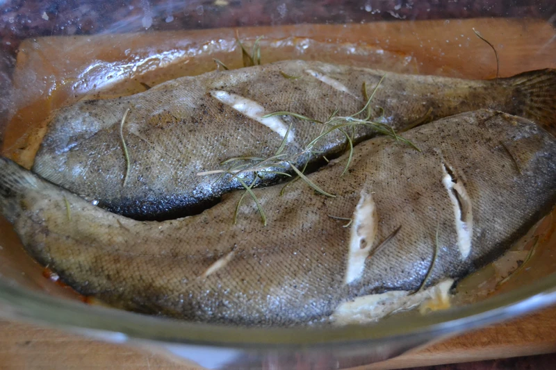 Dietetyczne pstrągi z rozmarynem