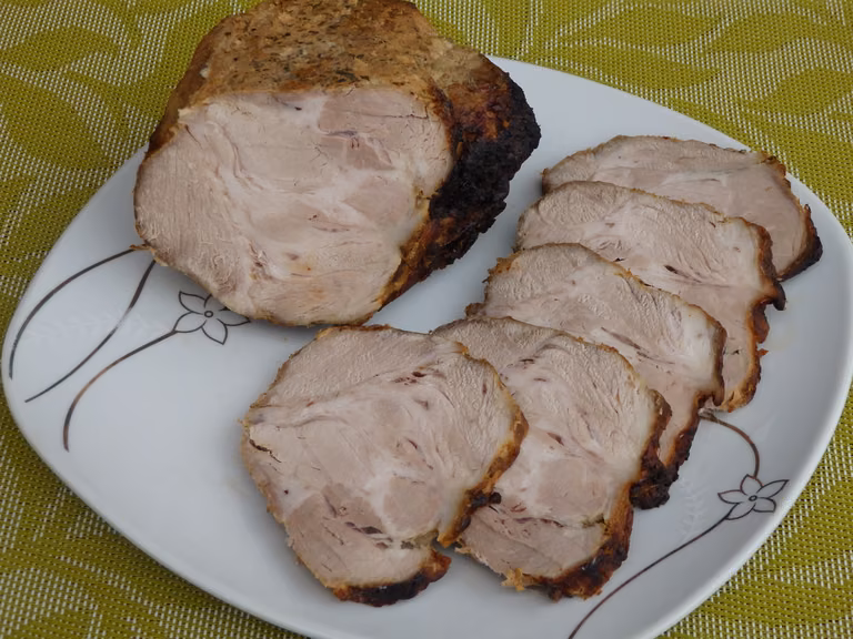 Pieczona karkówka w musztardzie delikatesowej