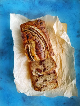 Chlebek bananowy z czekoladą