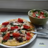 OMLET BIAŁKOWO-TŁUSZCZOWY + SAŁATKA