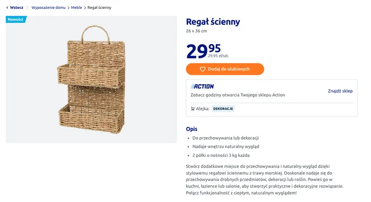 Zdjęcie Ten regał z Action za 29,95 zł wygląda jak dekoracja z Pinteresta. Klienci już wykorzystują go w kuchni i łazience #1