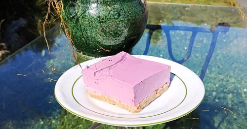 Ciasto jagodowe bez pieczenia na zimno