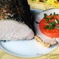Schab gotowany w ziołach