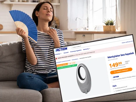 Nie tylko chłodzi, ale też wygląda! Nowoczesny i bezpieczny wentylator bez łopatek w Action teraz w mega promocji!