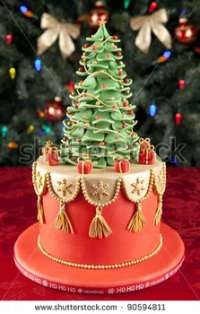 Torcik z choinką