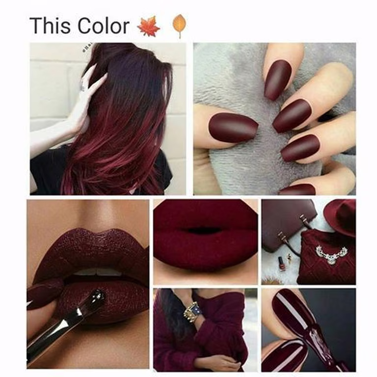 Bordo- jesienny kolor